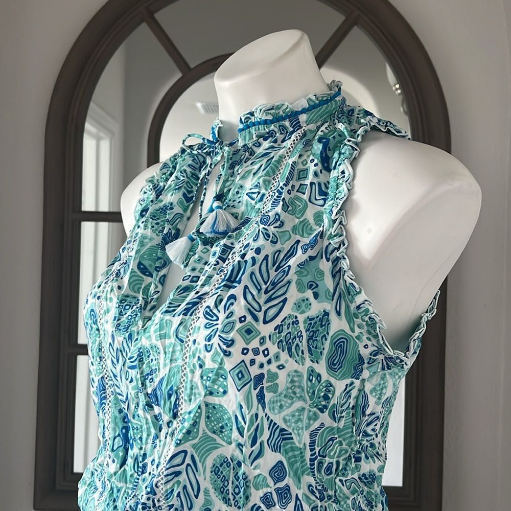 Poupette St. Barth Clara Sleeveless Mini Dress, Revolve, NWT, Size M - Picture 10 of 14